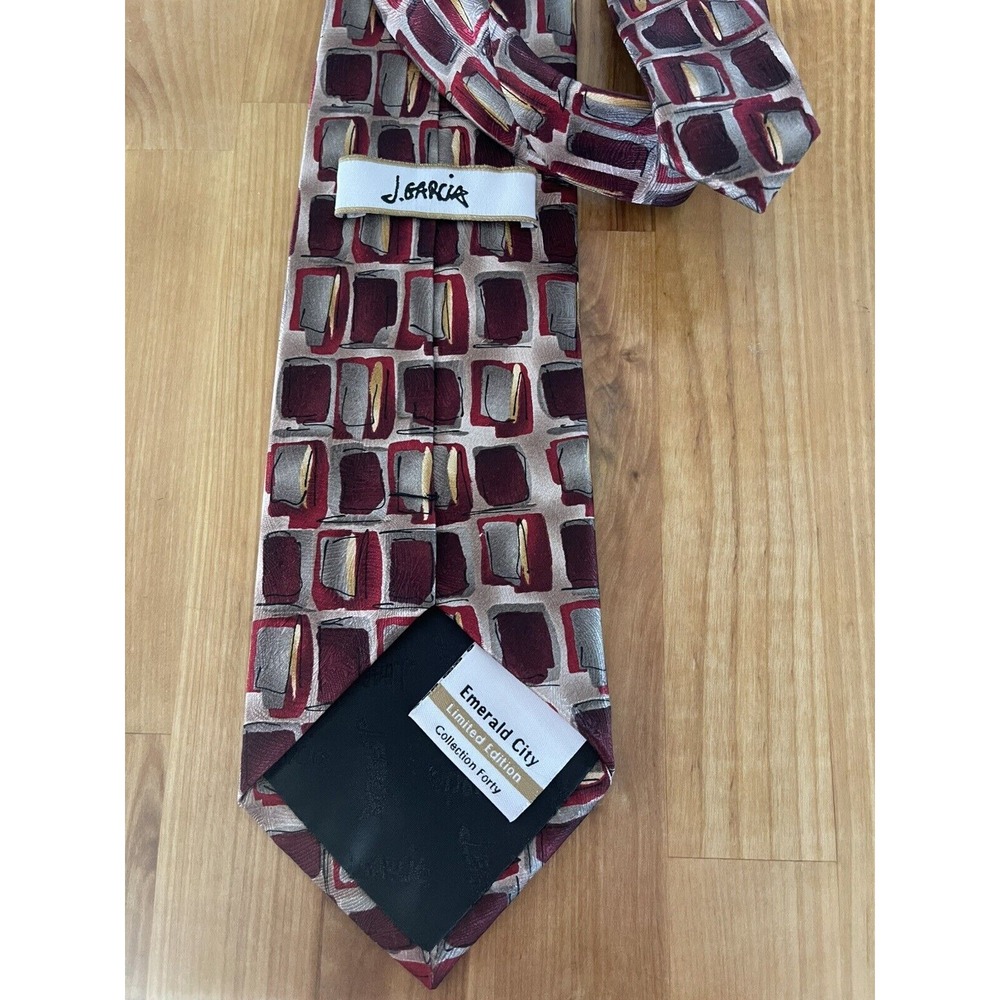Jerry Garcia Silk Neck Tie Limited Edition‎ Emerald City Collection Forty 88335 - Picture 5 of 9